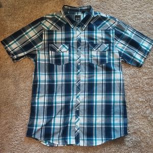 XL Blue button down